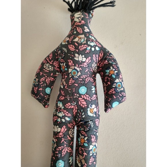 Dammit Doll 14" Stress Reliever Novelty Gift Idea Floral Hippie Retro Fabric - Picture 8 of 9